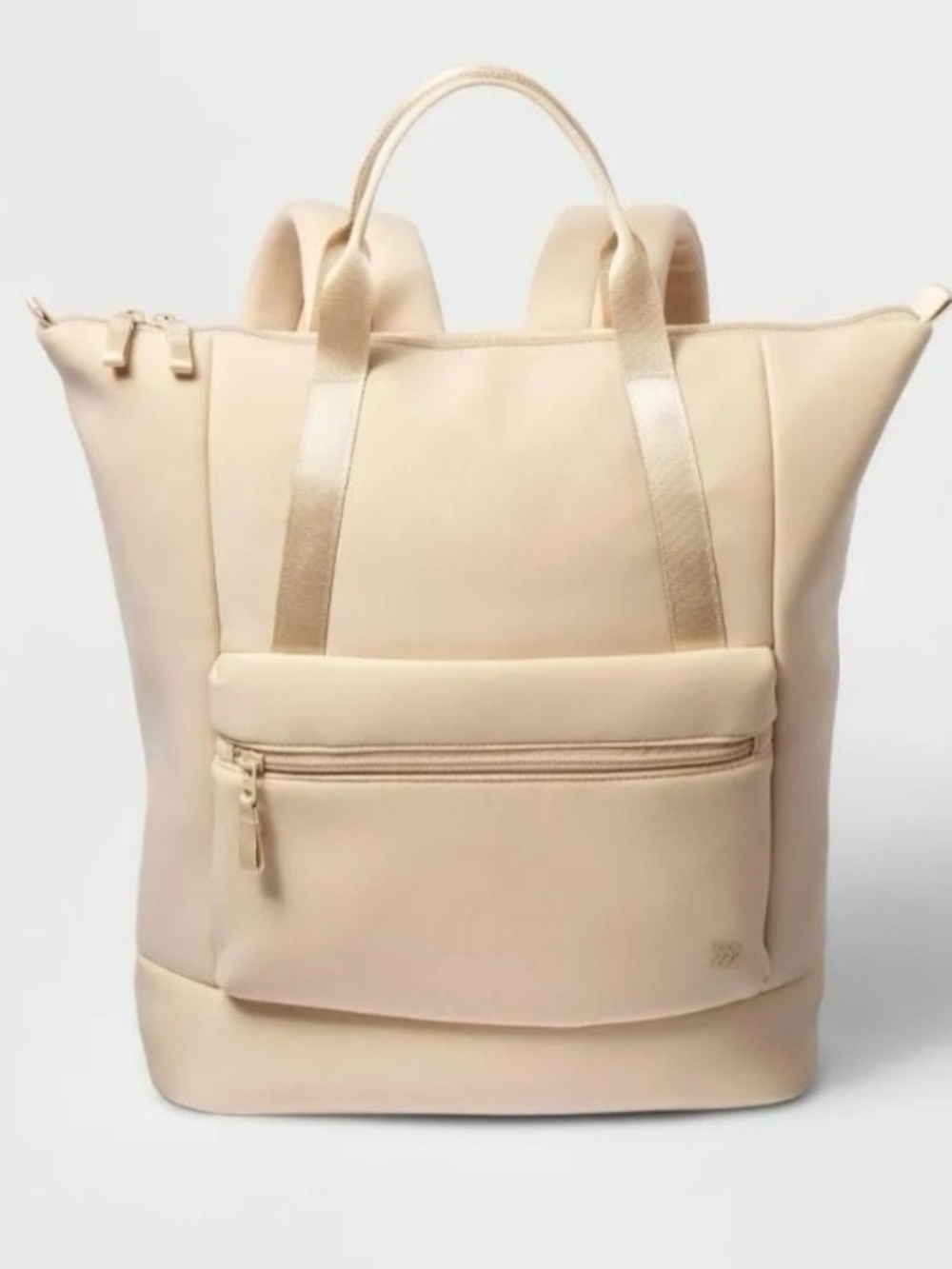 All In Motion Faux Neoprene Tote Backpack
